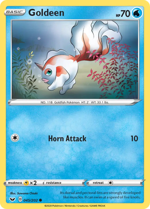 Goldeen (045/202) [Sword & Shield: Base Set] - Pokemon Single