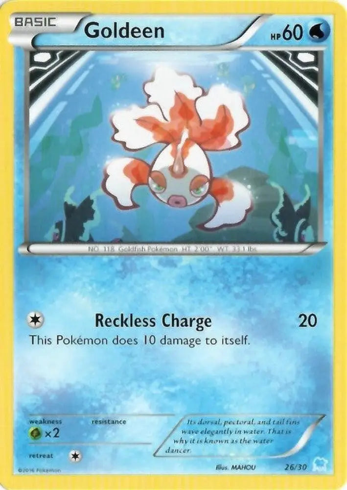 Goldeen (26/30) [XY: Trainer Kit 3 - Suicune] - Pokemon Single