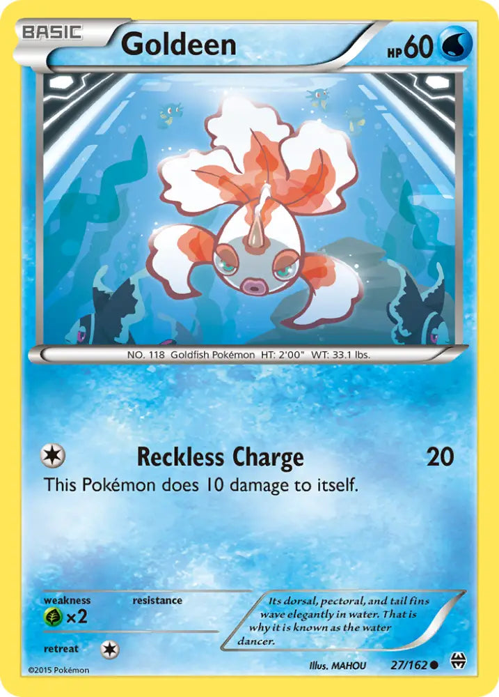 Goldeen (27/162) [XY: BREAKthrough] - Pokemon Single