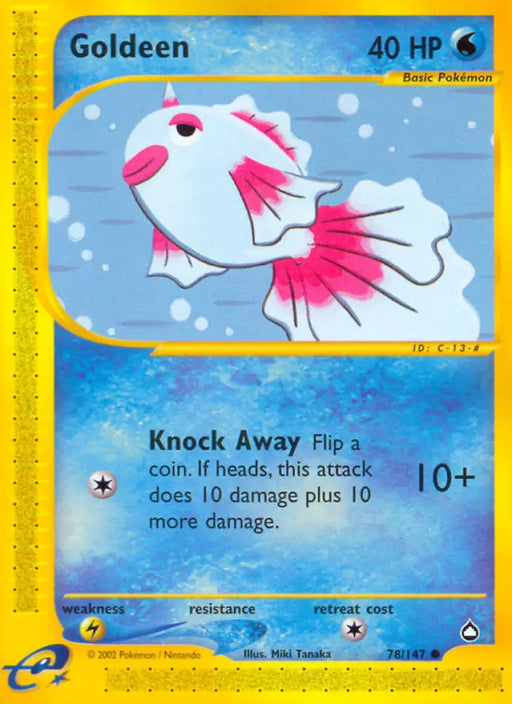 Goldeen (78/147) [Aquapolis] - Pokemon Single
