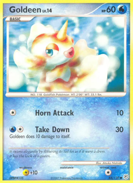 Goldeen (84/130) [Diamond & Pearl: Base Set] - Pokemon Single
