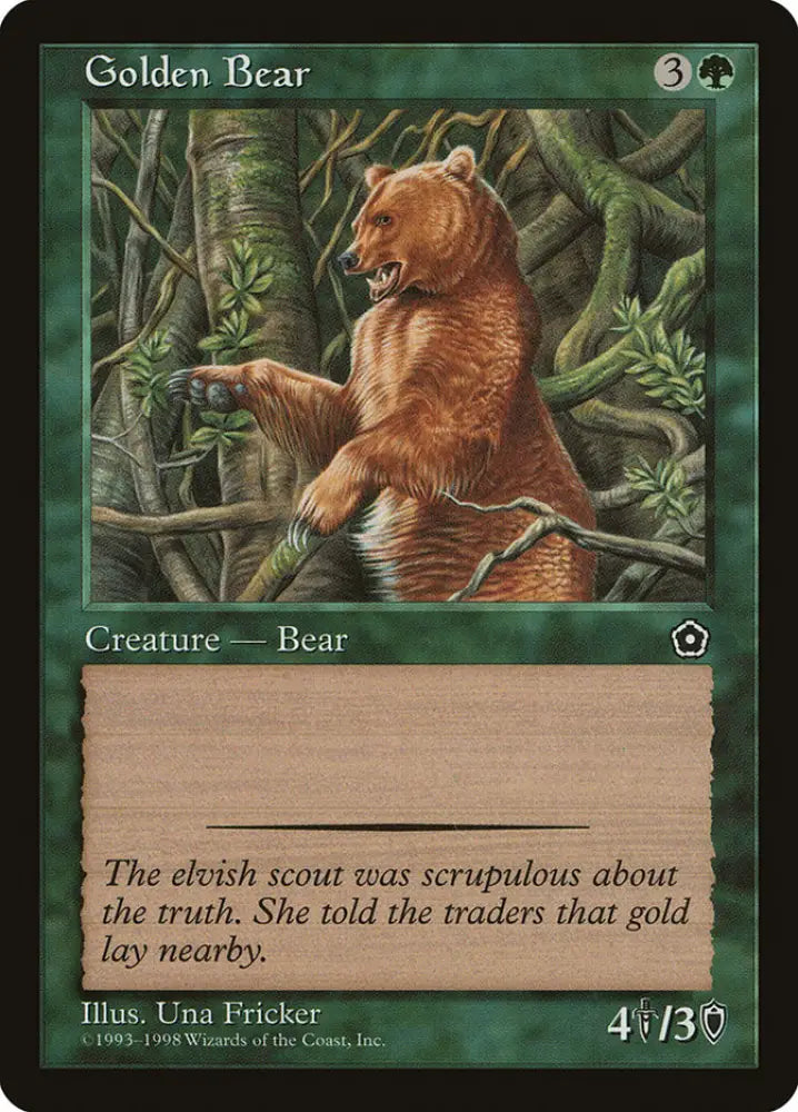 Golden Bear [Portal Second Age] - MTG Single