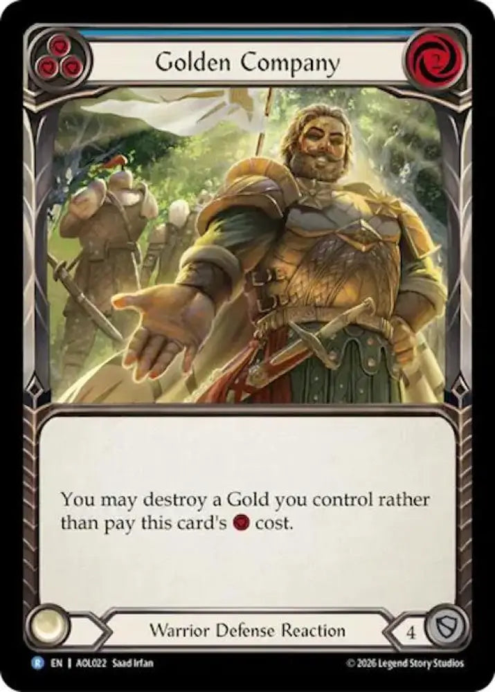 Golden Company (Blue) (AOL022) [Armory Deck: Olympia]