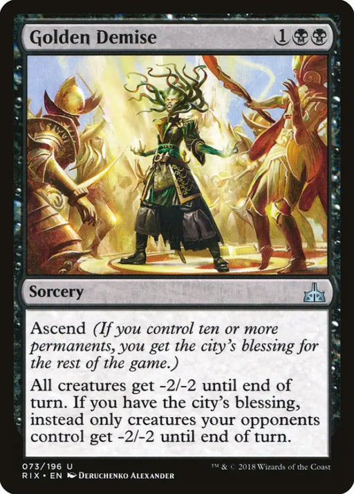 Golden Demise [Rivals of Ixalan] - MTG Single