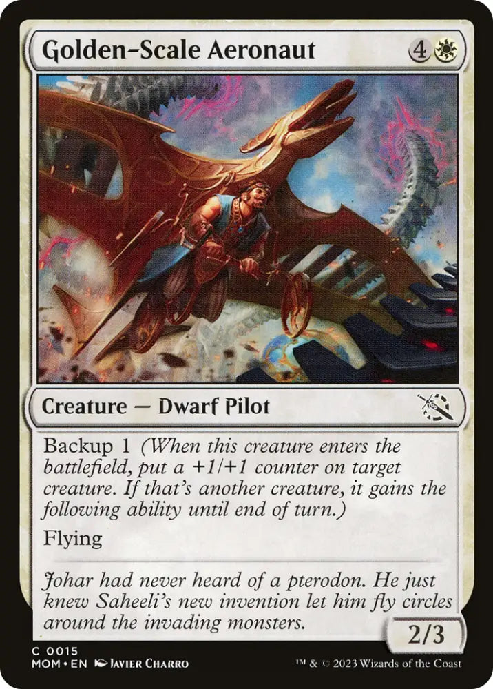 Golden-Scale Aeronaut [March of the Machine] - MTG Single