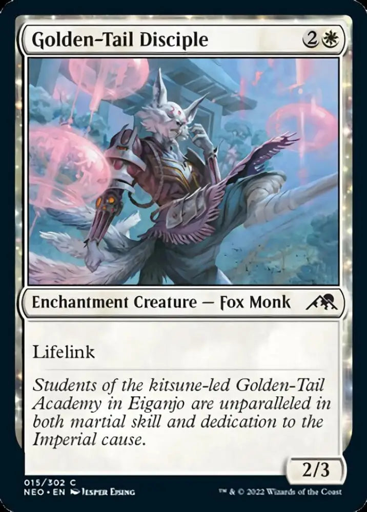 Golden-Tail Disciple [Kamigawa: Neon Dynasty] - MTG Single