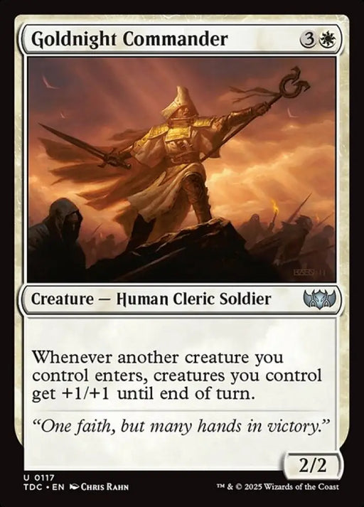 Goldnight Commander (117) [Tarkir: Dragonstorm Commander]