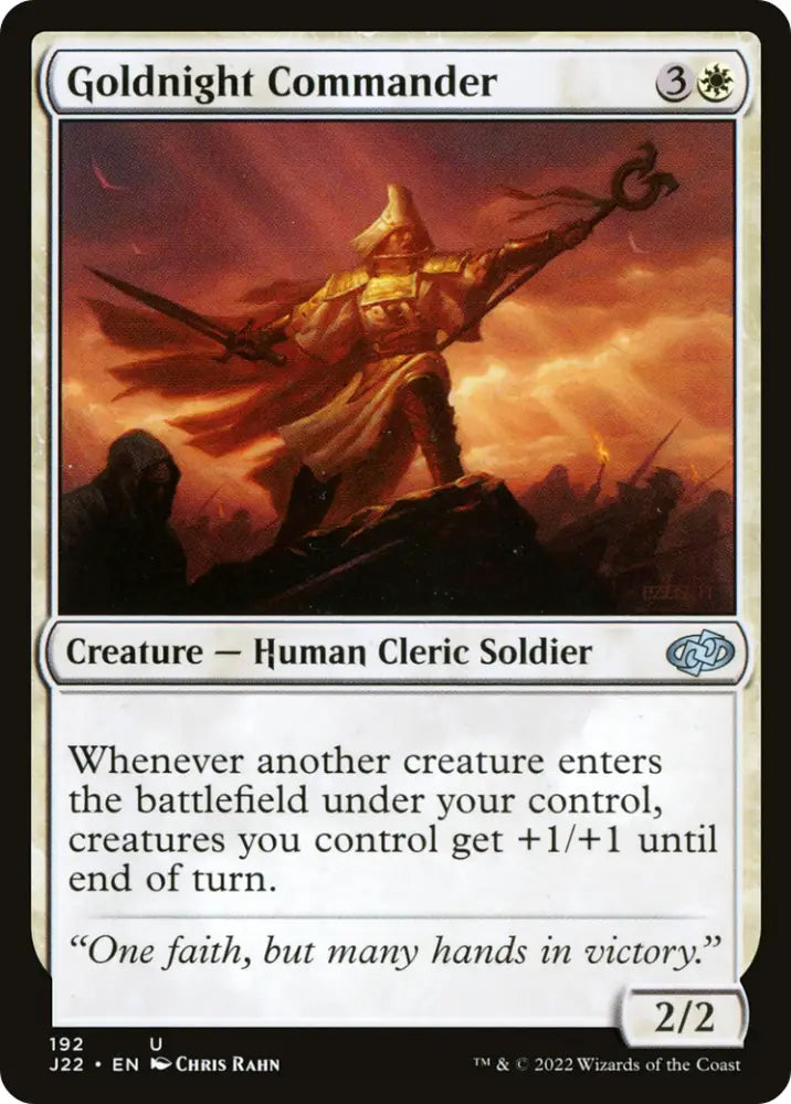 Goldnight Commander [Jumpstart 2022] - MTG Single