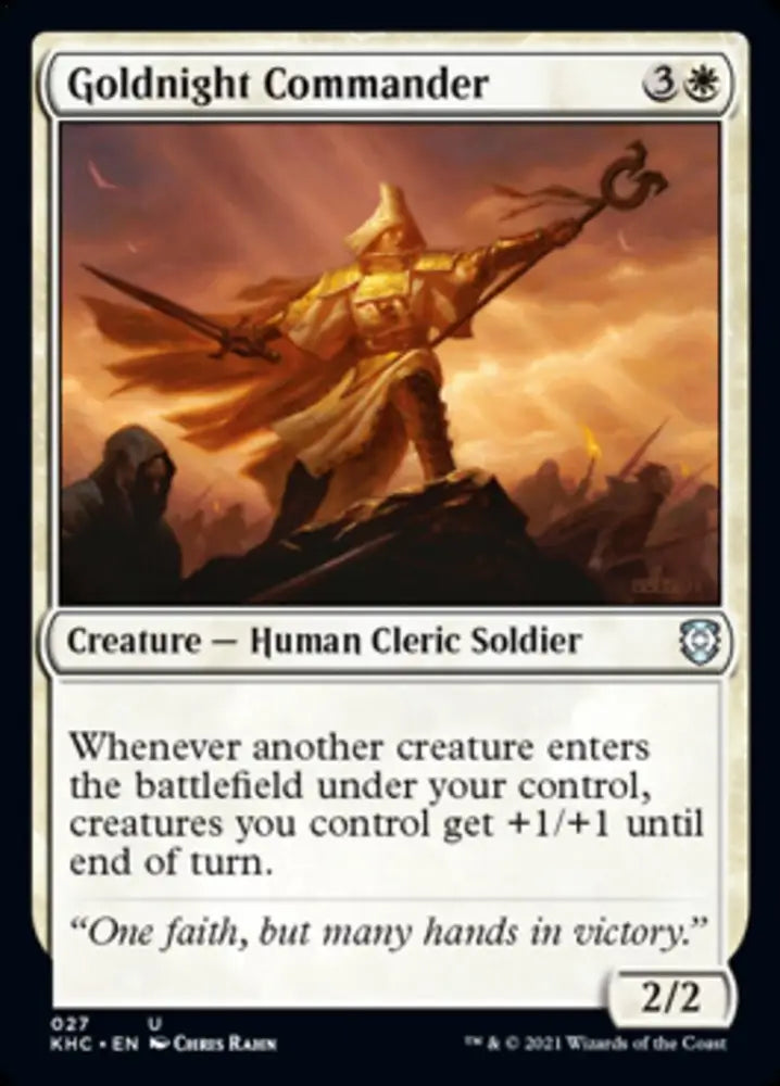 Goldnight Commander [Kaldheim Commander] - MTG Single