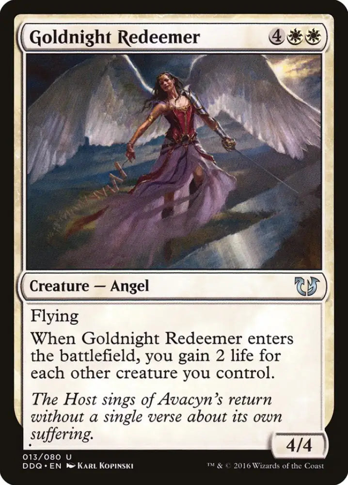 Goldnight Redeemer [Duel Decks: Blessed vs. Cursed] - MTG Single