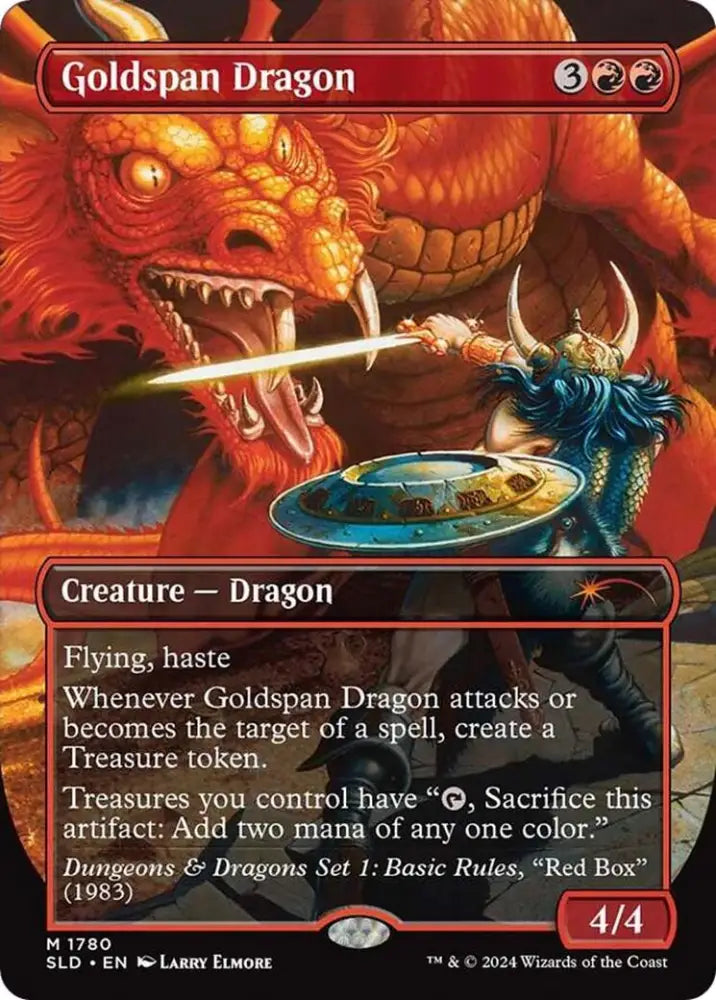 Goldspan Dragon [Secret Lair Drop Series] - MTG Single