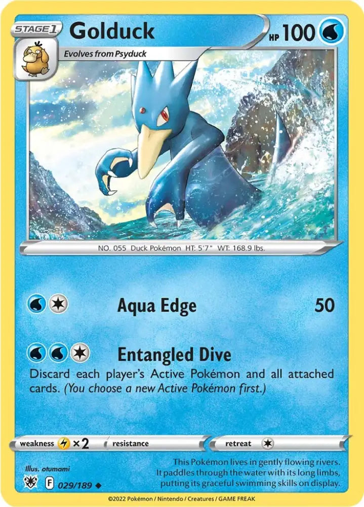 Golduck (029/189) [Sword & Shield: Astral Radiance] - Pokemon Single