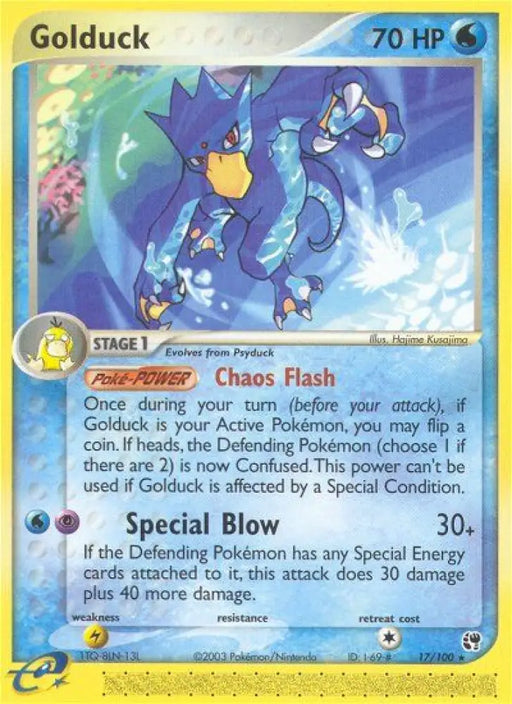 Golduck (17/100) [EX: Sandstorm] - Pokemon Single