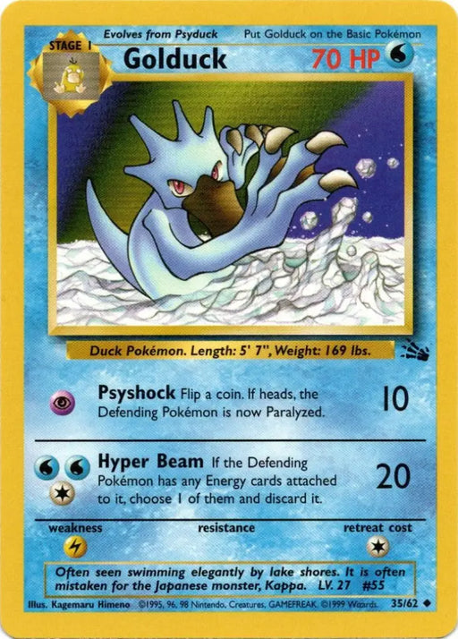 Golduck (35/62) [Fossil Unlimited] - Pokemon Single