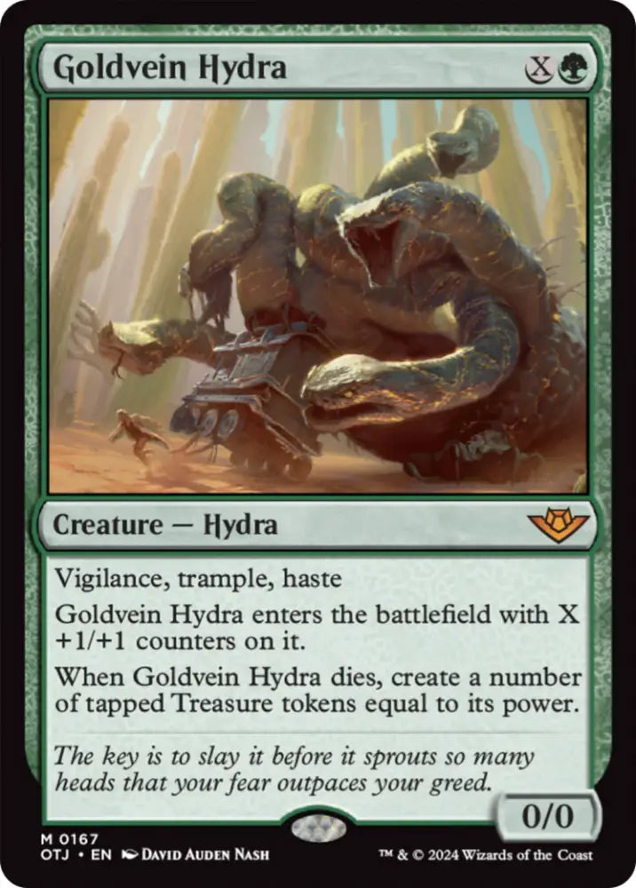 Goldvein Hydra [Outlaws of Thunder Junction] - MTG Single