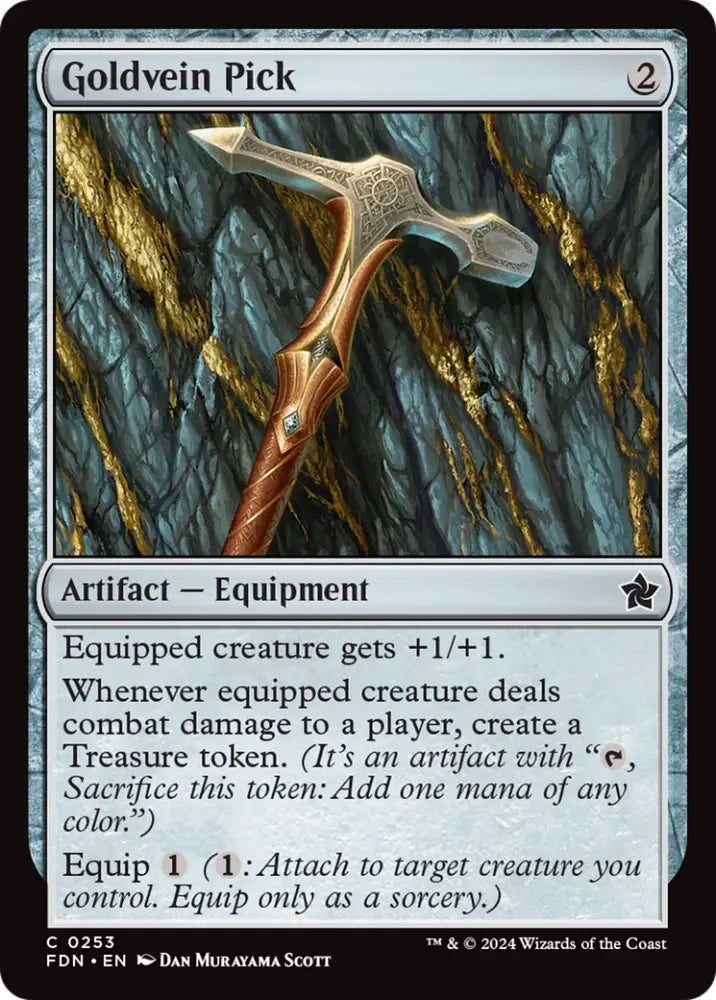 Goldvein Pick [Foundations] - MTG Single