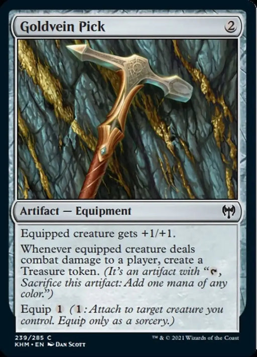 Goldvein Pick [Kaldheim] - MTG Single