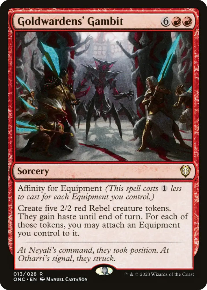 Goldwardens’ Gambit [Phyrexia: All Will Be One Commander] - MTG Single