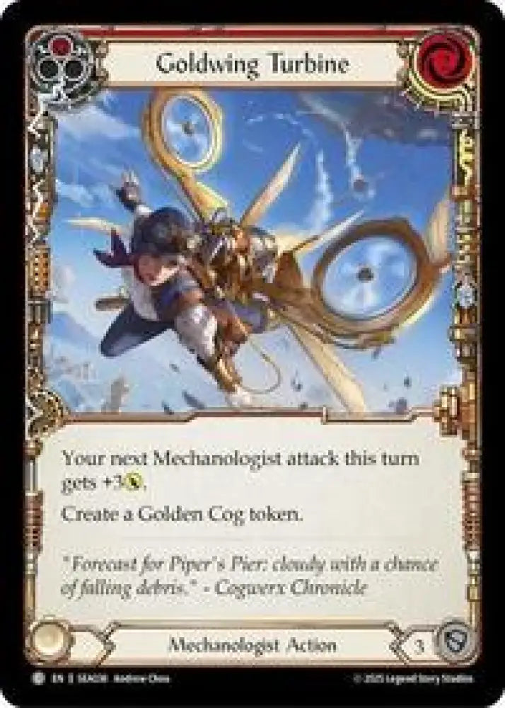 Goldwing Turbine (Red) (SEA036) [High Seas]