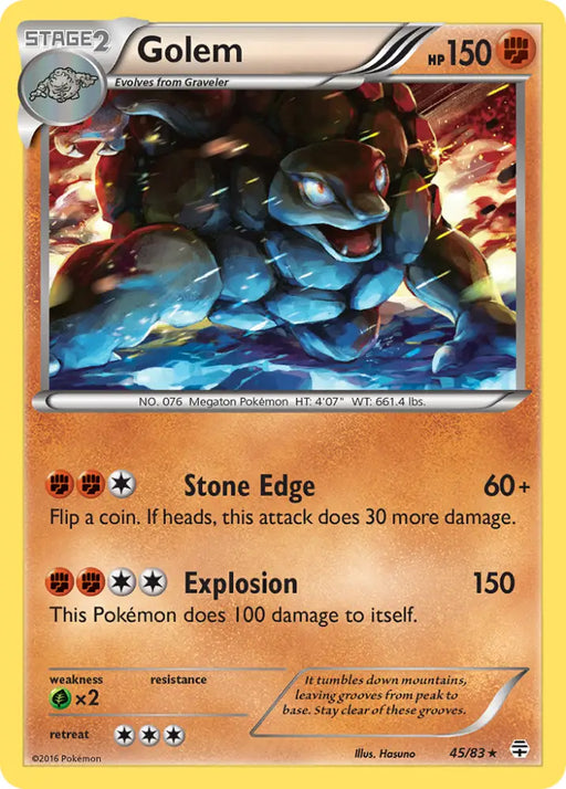 Golem (45/83) [XY: Generations] - Pokemon Single