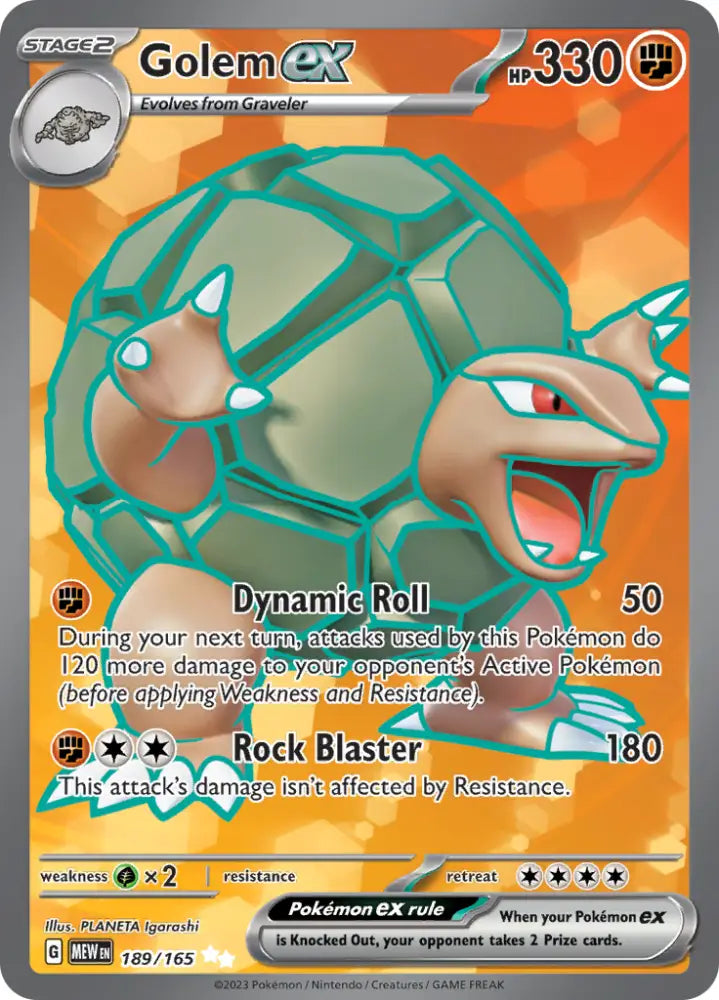 Golem ex (189/165) [Scarlet & Violet 151] - Pokemon Single