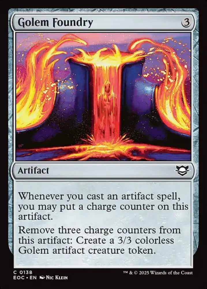 Golem Foundry (138) [Edge of Eternities Commander]