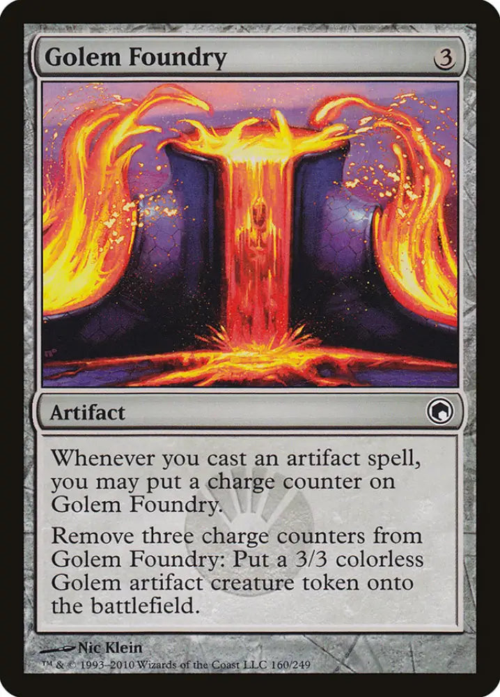 Golem Foundry [Scars of Mirrodin] - MTG Single