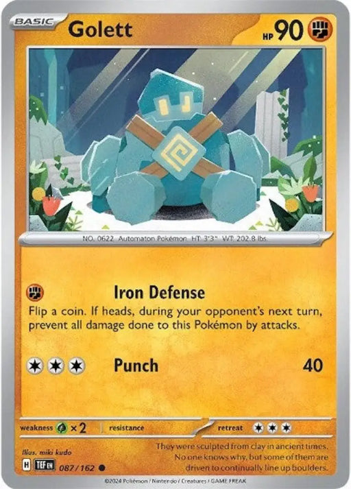 Golett (087/162) [Scarlet & Violet: Temporal Forces] - Pokemon Single