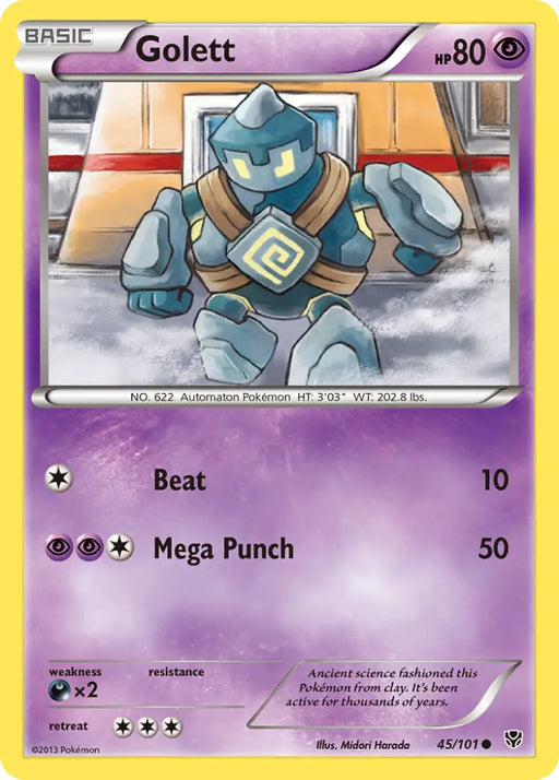 Golett (45/101) [Black & White: Plasma Blast] - Pokemon Single