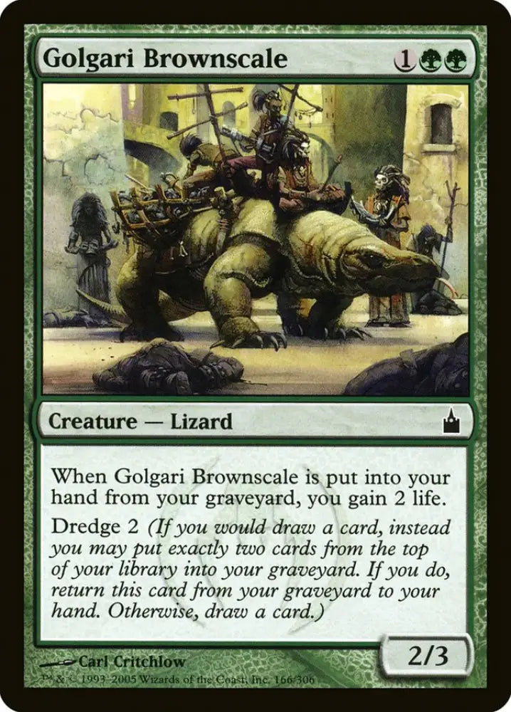 Golgari Brownscale [Ravnica: City of Guilds] - MTG Single