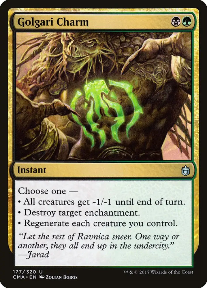 Golgari Charm [Commander Anthology] - MTG Single