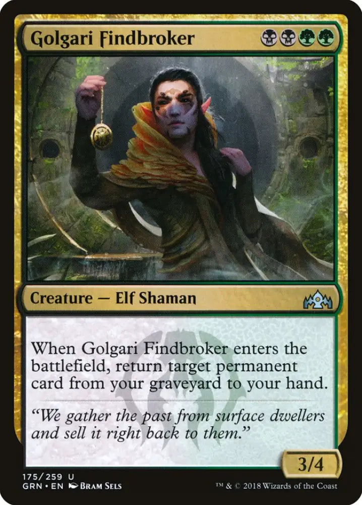 Golgari Findbroker [Guilds of Ravnica] - MTG Single