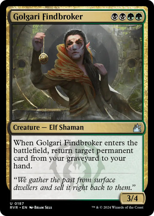 Golgari Findbroker [Ravnica Remastered] - MTG Single