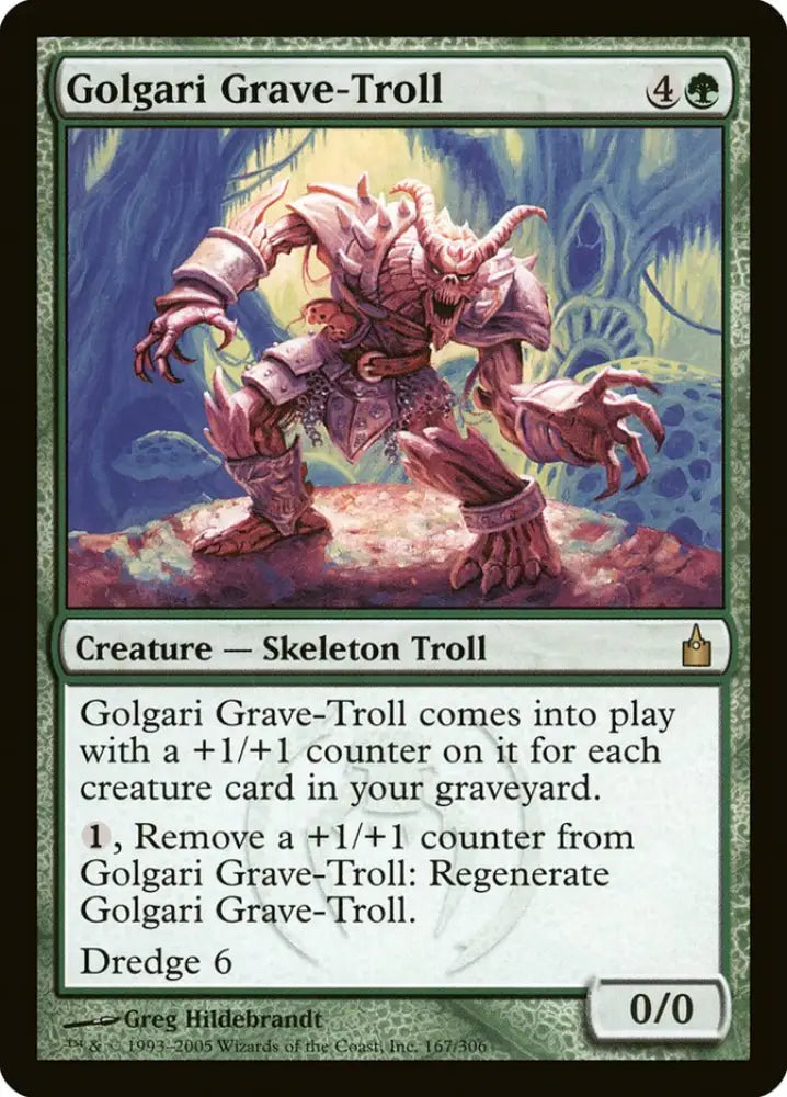 Golgari Grave-Troll [Ravnica: City of Guilds] - MTG Single
