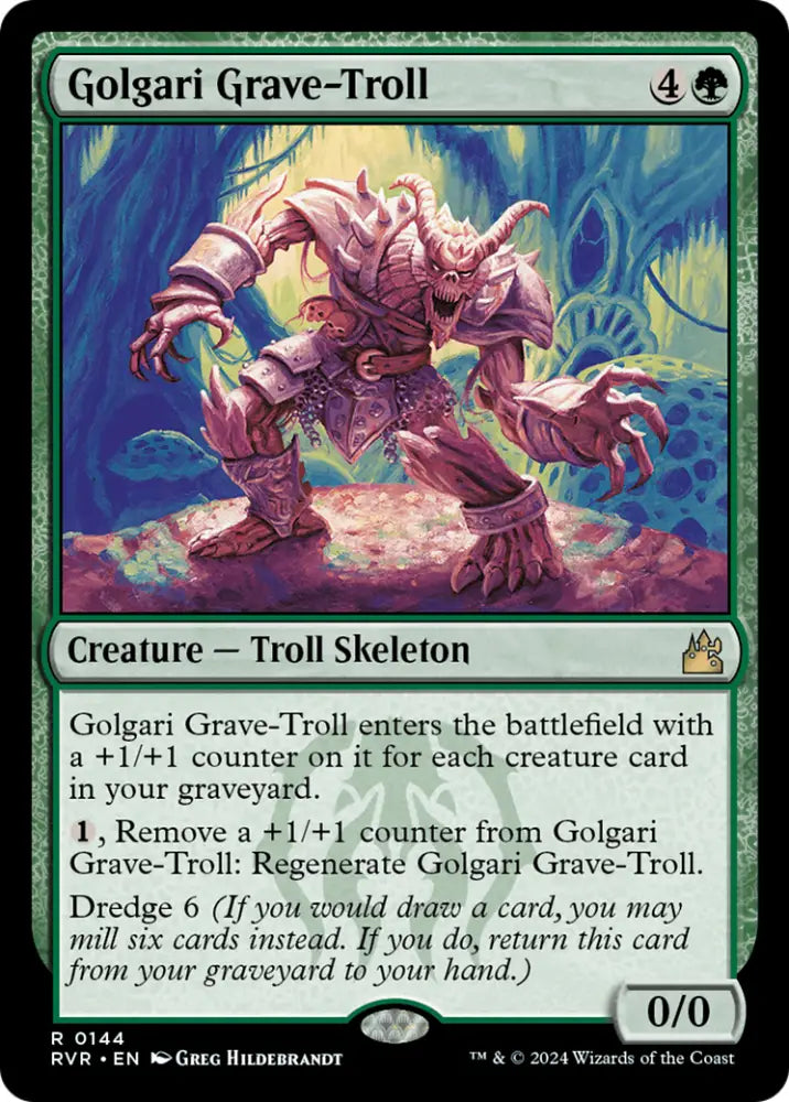 Golgari Grave-Troll [Ravnica Remastered] - MTG Single