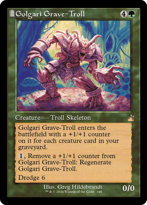 Golgari Grave-Troll (Retro Frame) [Ravnica Remastered] - MTG Single