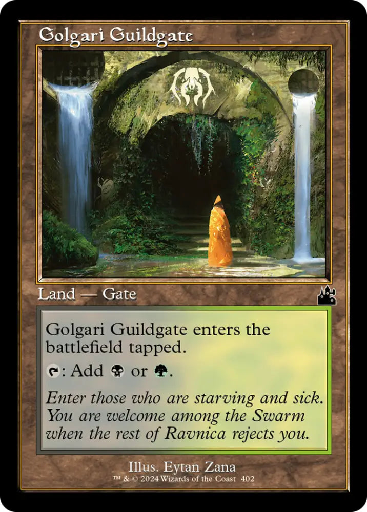 Golgari Guildgate (Retro Frame) [Ravnica Remastered] - MTG Single
