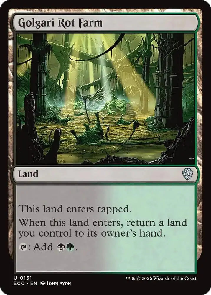 Golgari Rot Farm (151) [Lorwyn Eclipsed Commander]