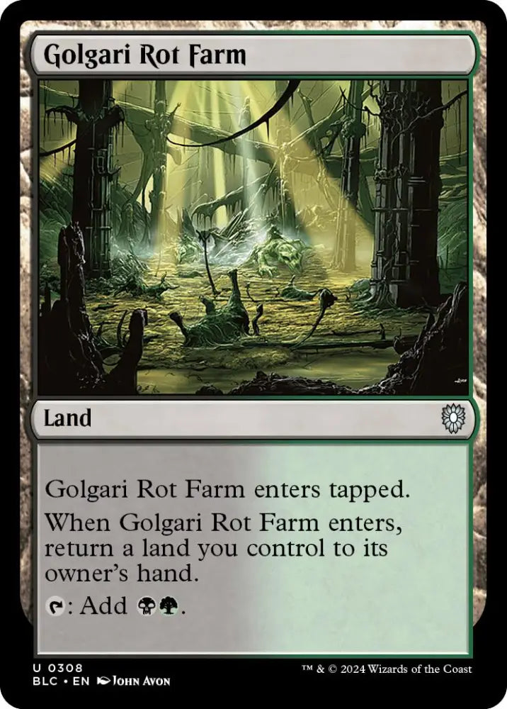 Golgari Rot Farm [Bloomburrow Commander] - MTG Single