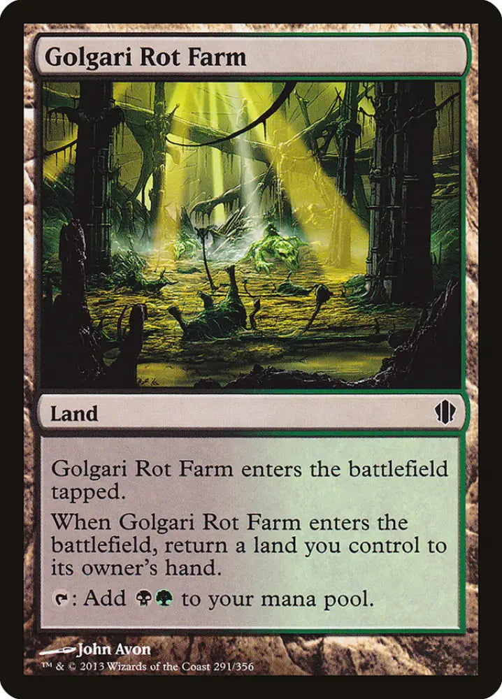 Golgari Rot Farm [Commander 2013] - MTG Single