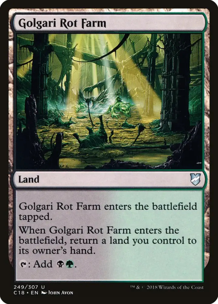 Golgari Rot Farm [Commander 2018] - MTG Single