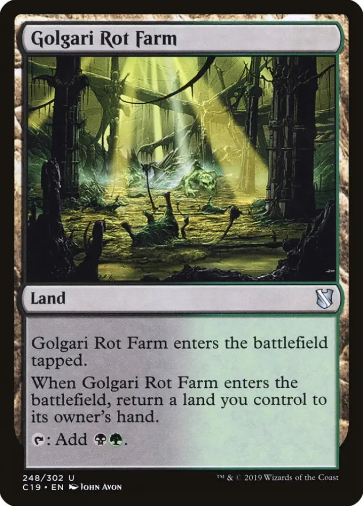 Golgari Rot Farm [Commander 2019] - MTG Single