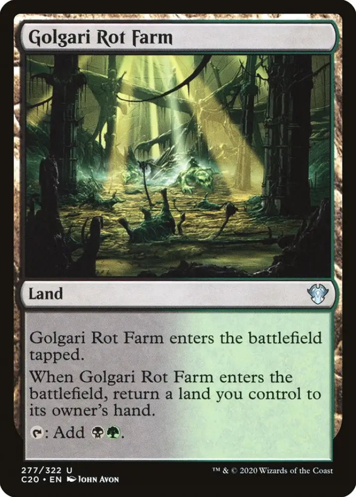 Golgari Rot Farm [Commander 2020] - MTG Single