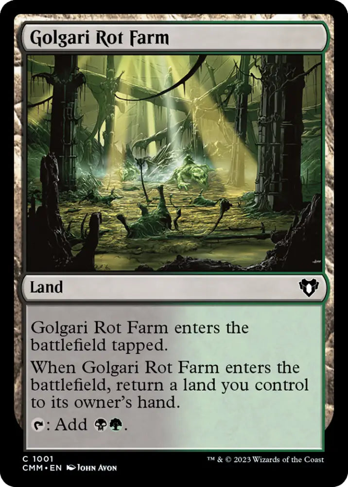 Golgari Rot Farm [Commander Masters] - MTG Single