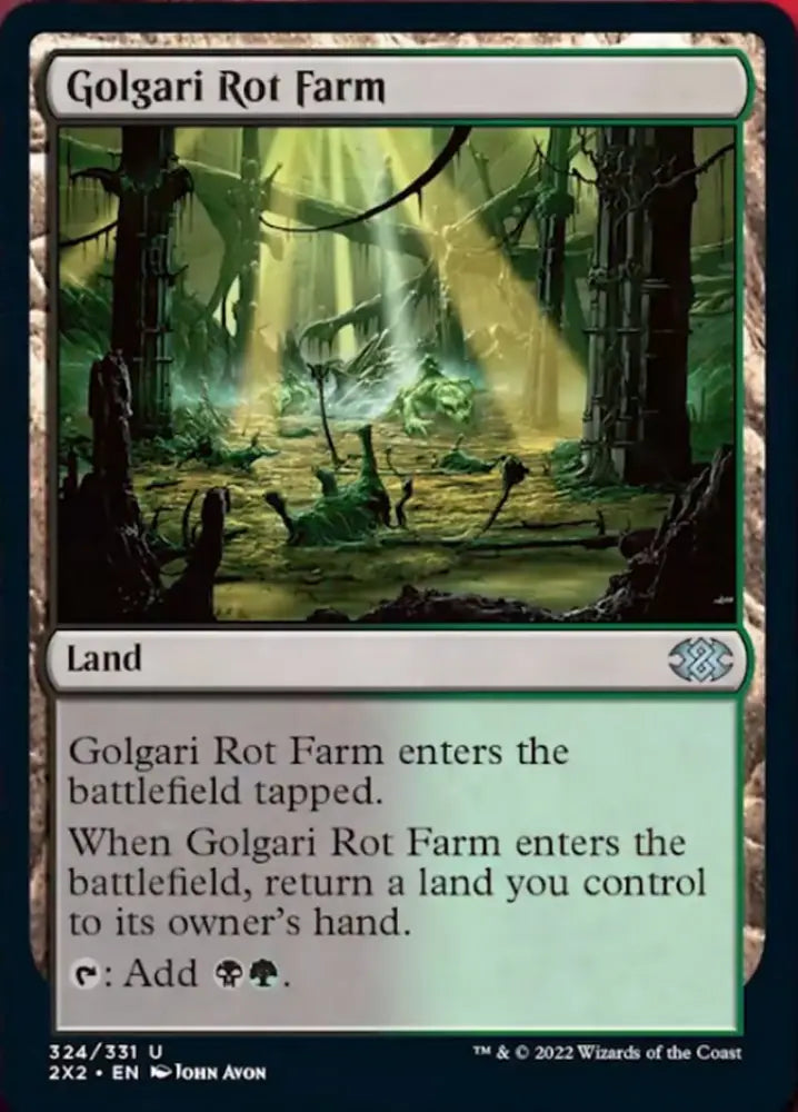 Golgari Rot Farm [Double Masters 2022] - MTG Single