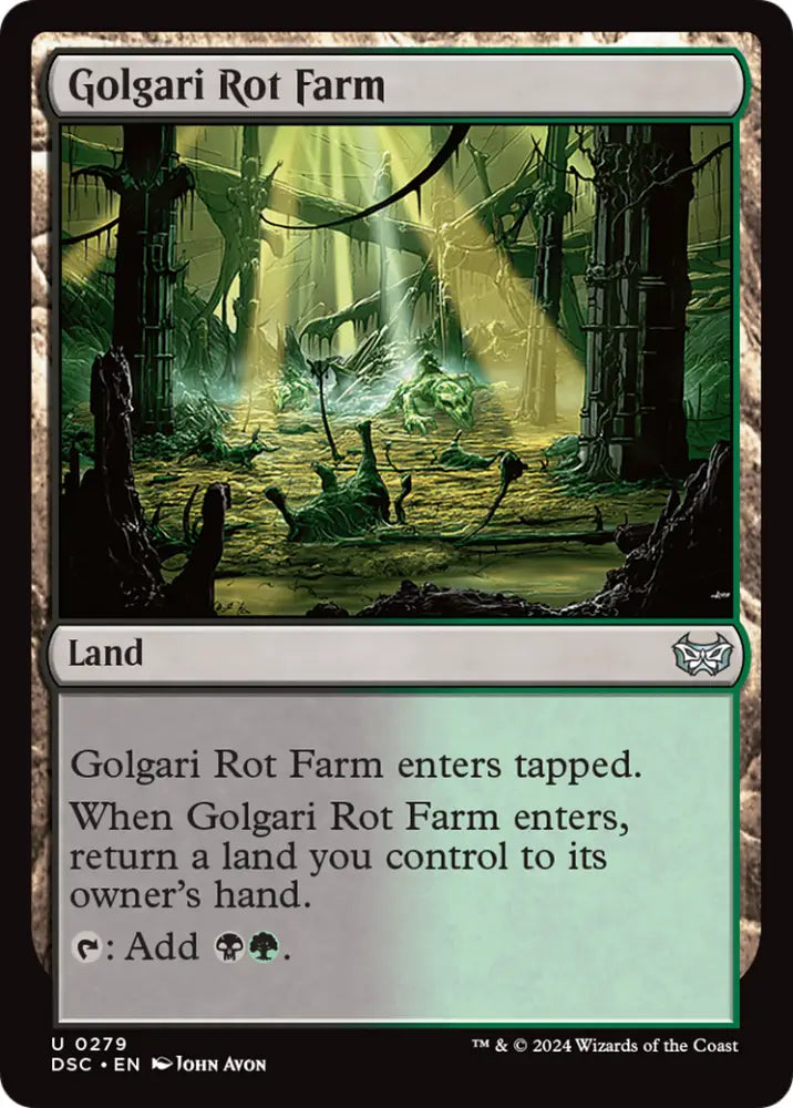 Golgari Rot Farm [Duskmourn: House of Horror Commander] - MTG Single