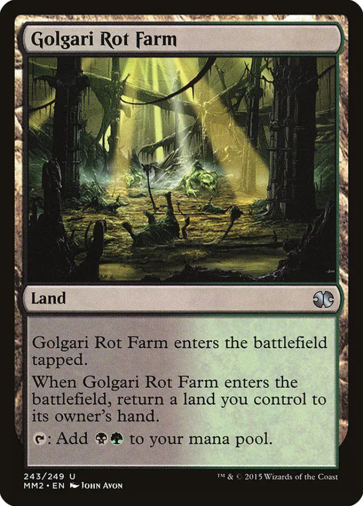 Golgari Rot Farm [Modern Masters 2015] - MTG Single