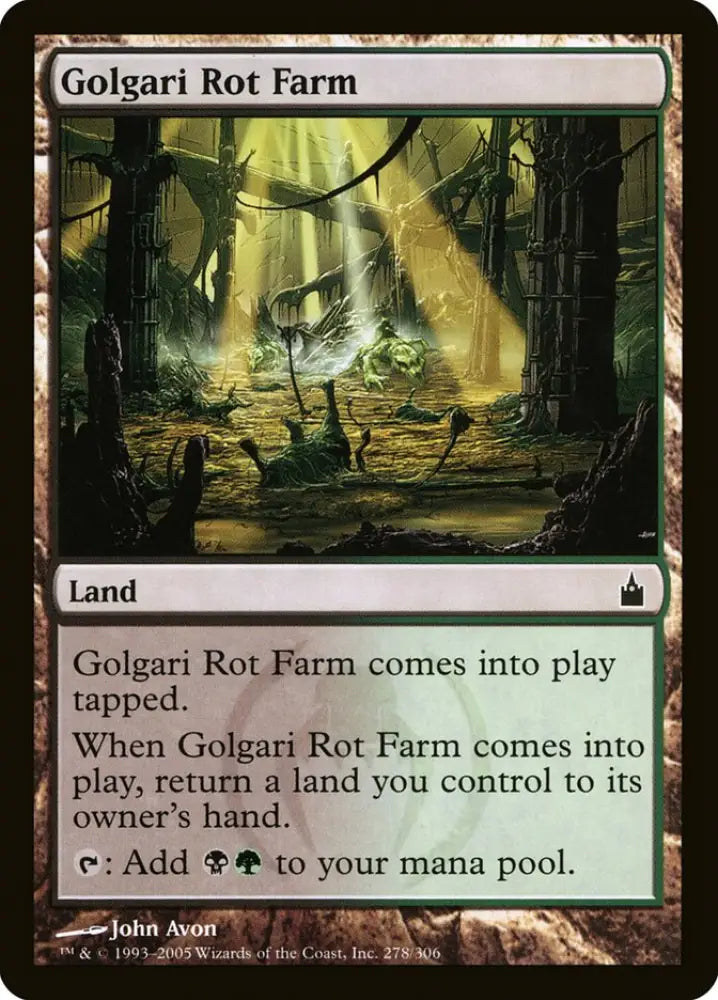 Golgari Rot Farm [Ravnica: City of Guilds] - MTG Single