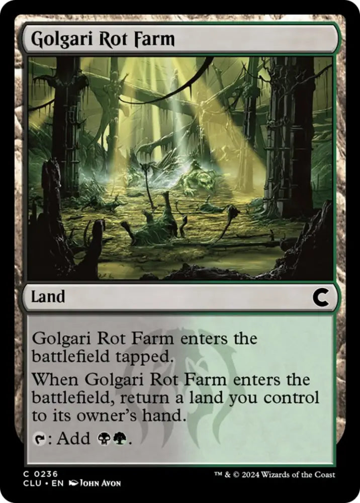 Golgari Rot Farm [Ravnica: Clue Edition] - MTG Single