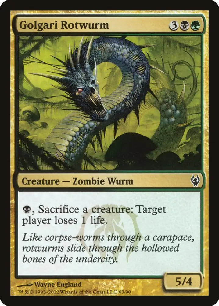Golgari Rotwurm [Duel Decks: Izzet vs. Golgari] - MTG Single